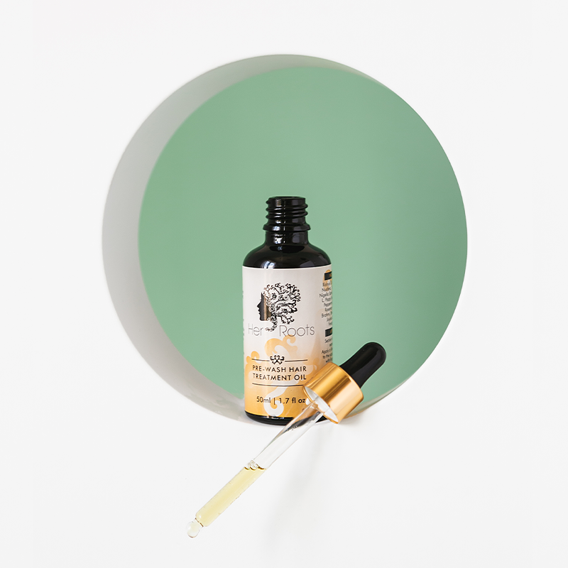 High-Quality Her Roots Hair Growth Oil Capture Illustration High-Quality Her Roots Hair Growth Oil Capture Illustration